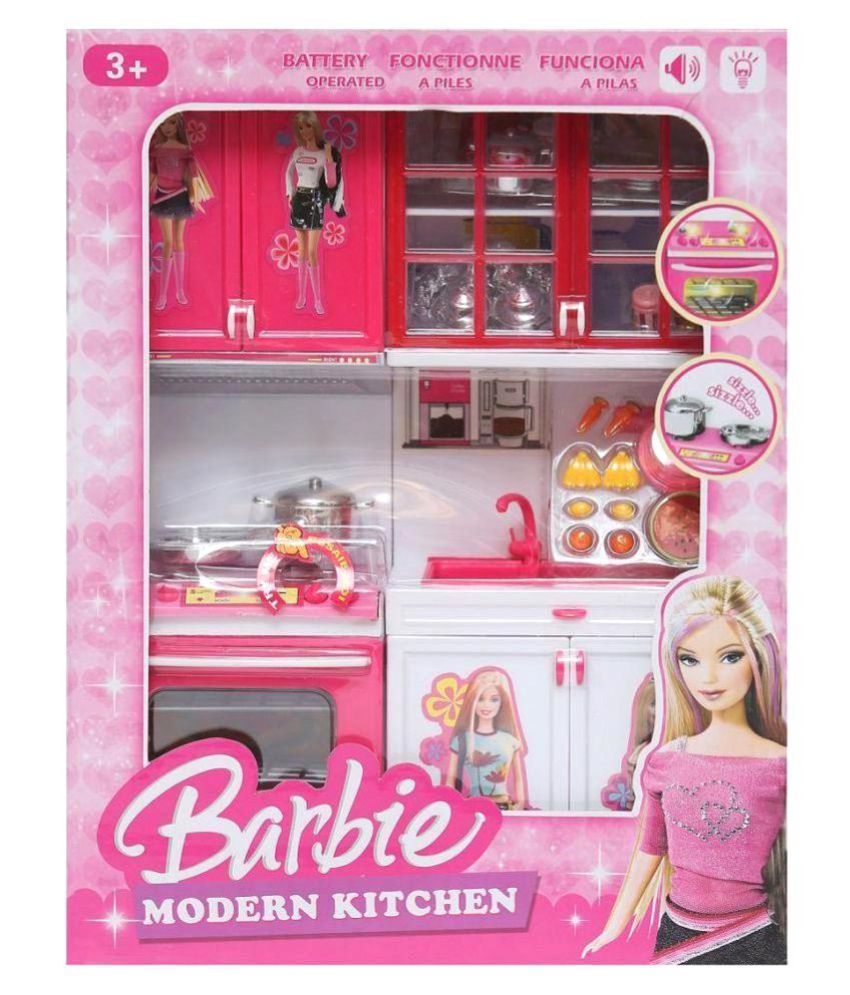 barbie modern kitchen set