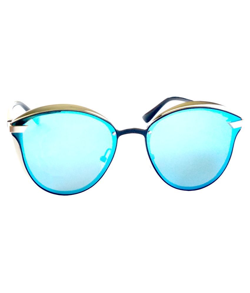 Magjons Blue Cat Eye Sunglasses Fashion Shades Buy Magjons Blue 