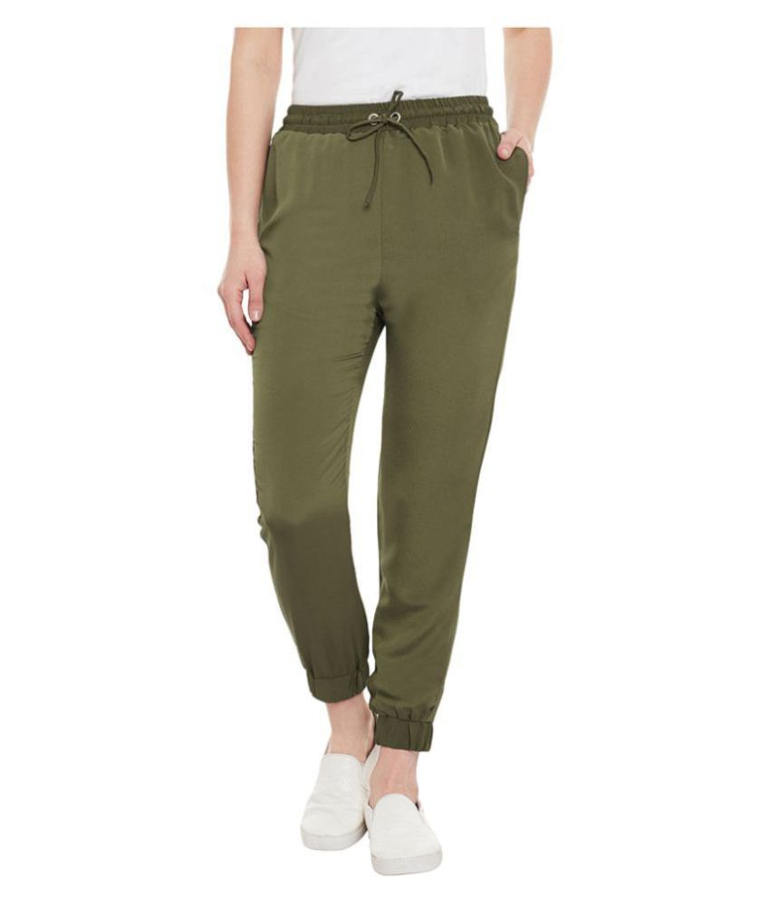 Miss Chase Polyester Jogger Pants