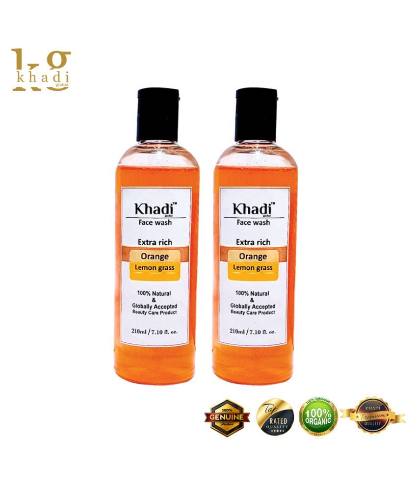 khadi global face wash