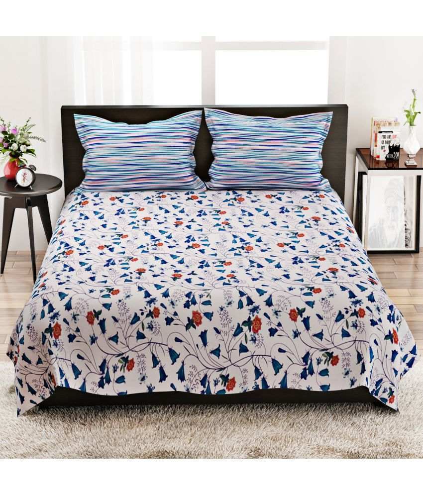 bed sheet cotton double bed offer