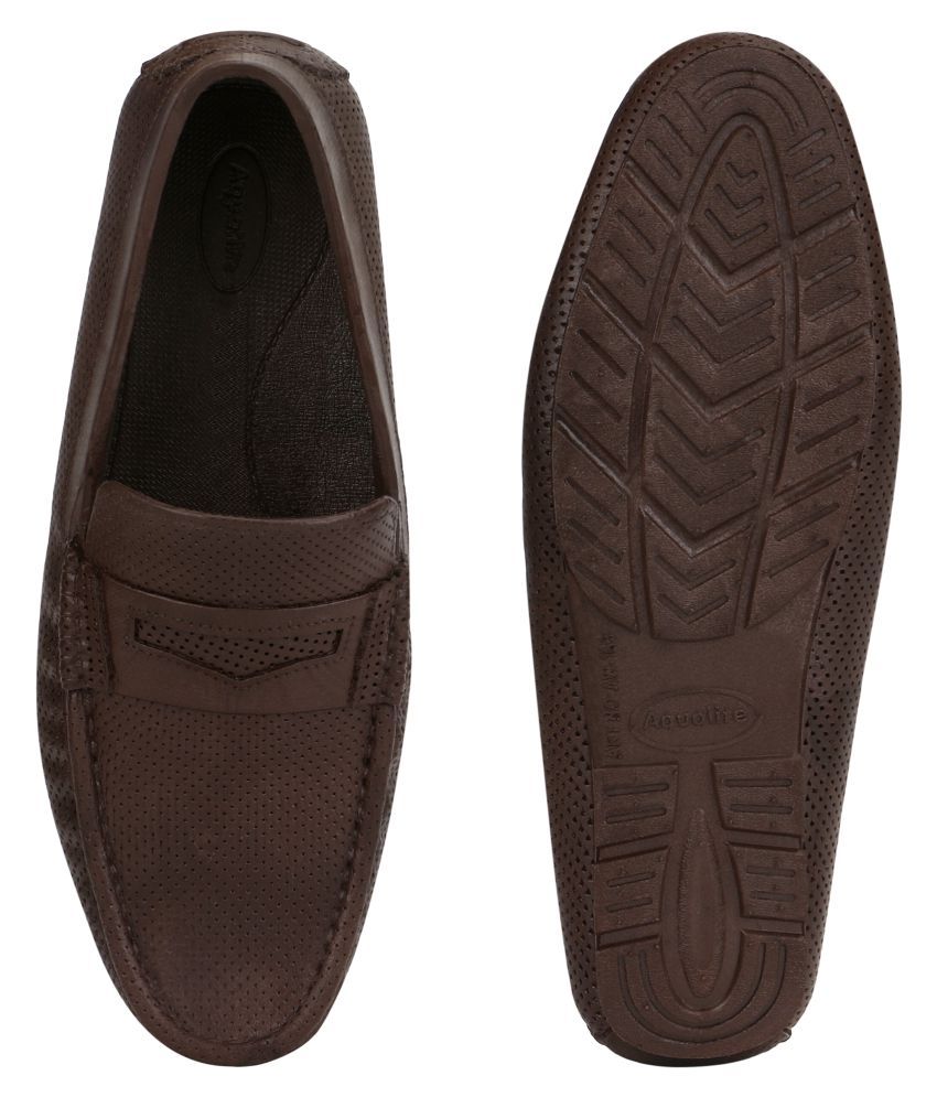 aqualite rubber loafers