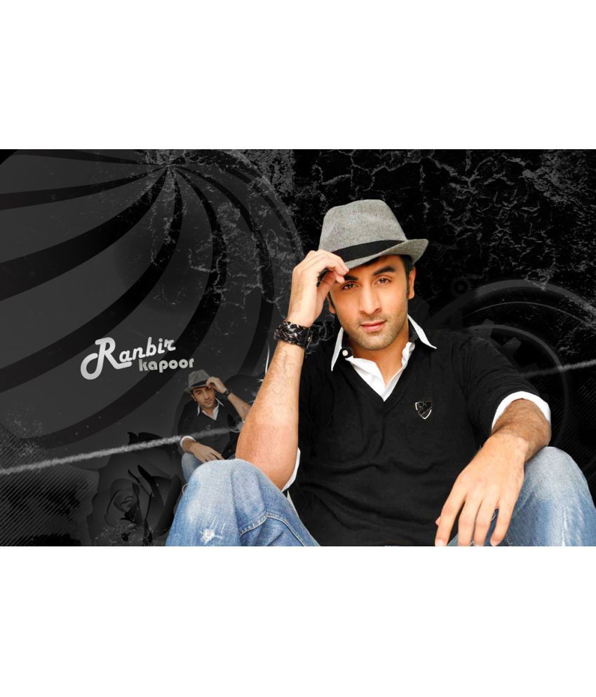 My Home Ranbir-Kapoor 18[SIZE 30 cm X 45 cm] Paper Wall Poster Without