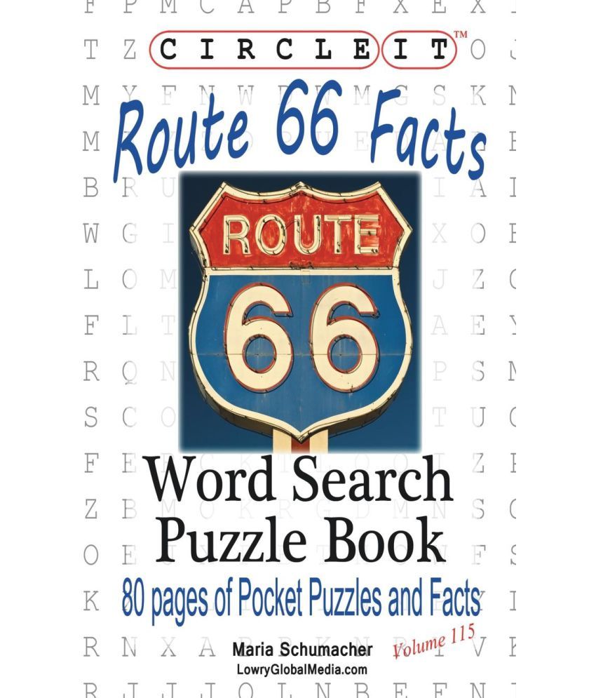 Circle It, U.S. Route 66 Facts, Word Search, Puzzle Book: Buy Circle It ...