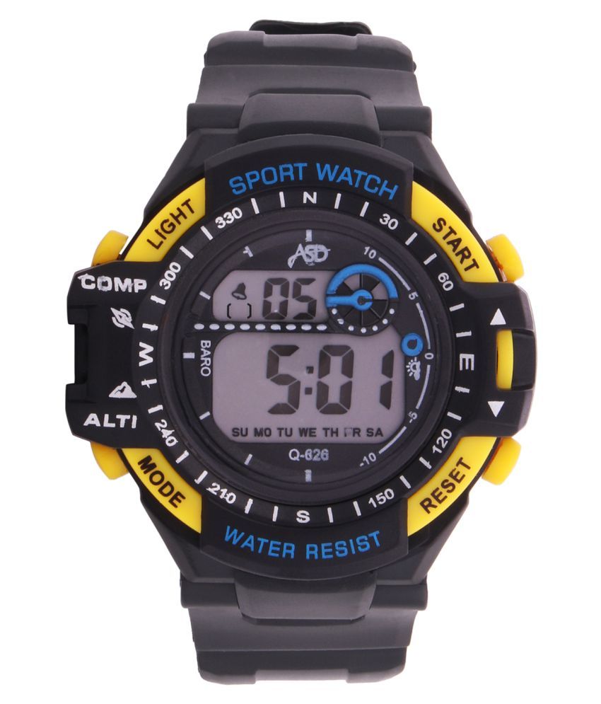 Jack Klein Yellow Digital Sports Watch For Men - Buy Jack  