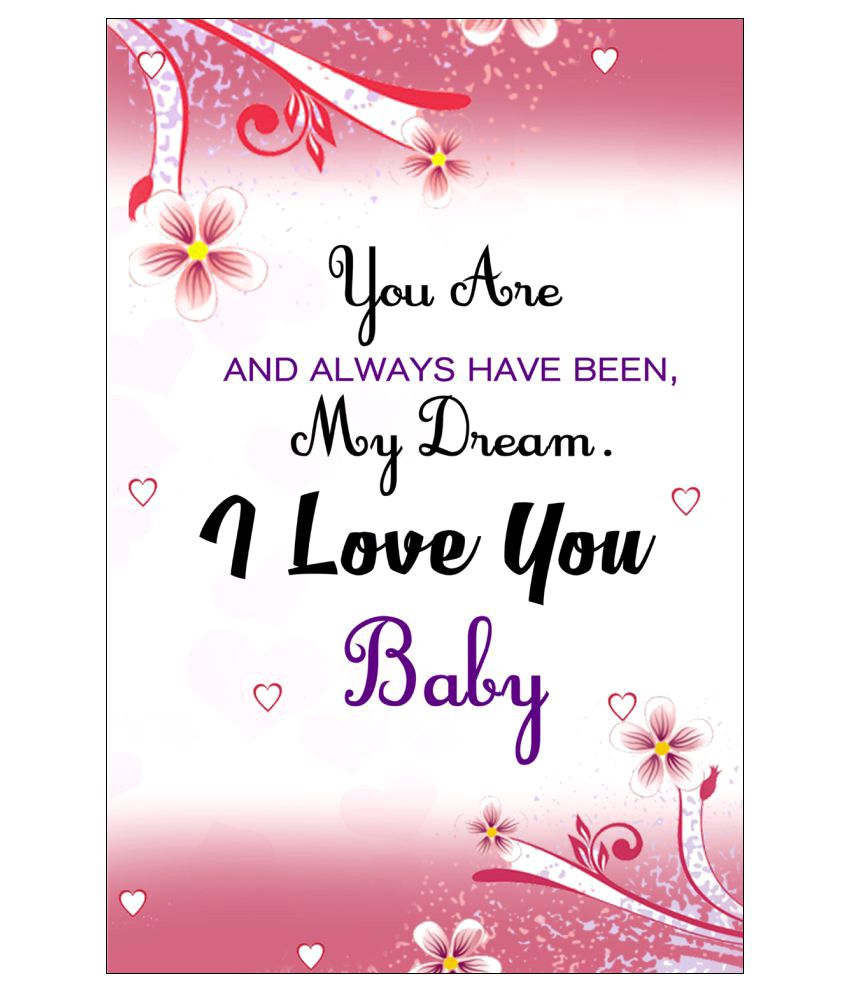 I Love You Baby Poster: Buy Online at Best Price in India - Snapdeal