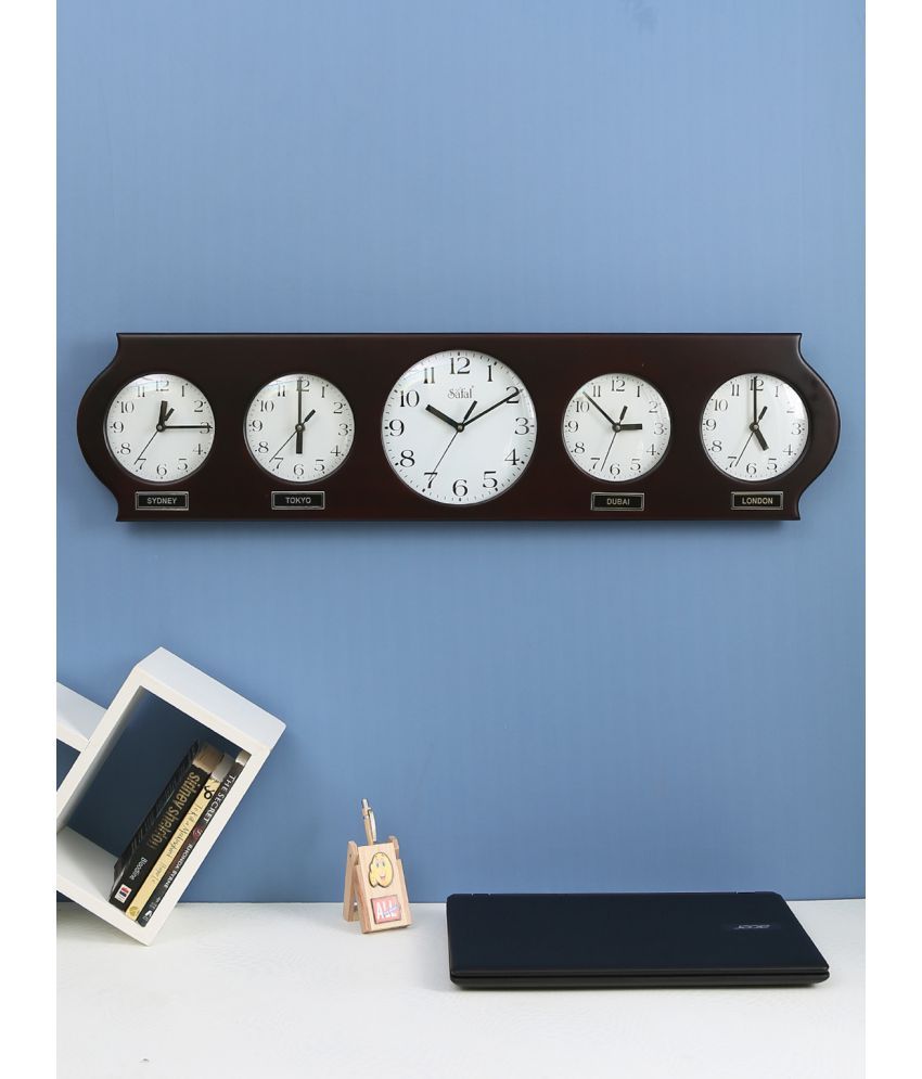 Safal Rectangular Analog Wall Clock SQ 1079 84 Pack of 1 Buy Safal