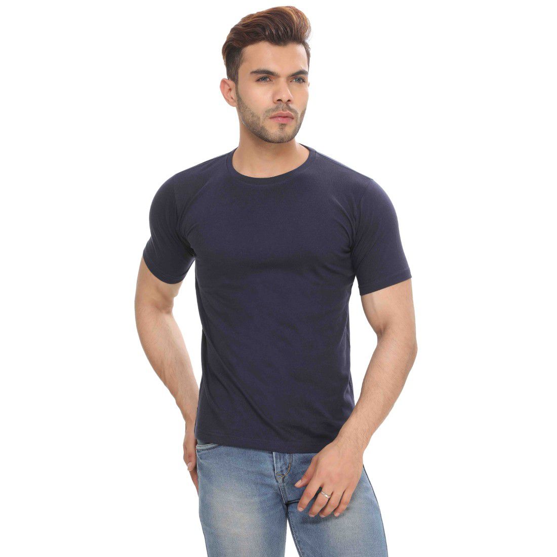 The Hex Navy Round T-Shirt - Buy The Hex Navy Round T-Shirt Online at ...