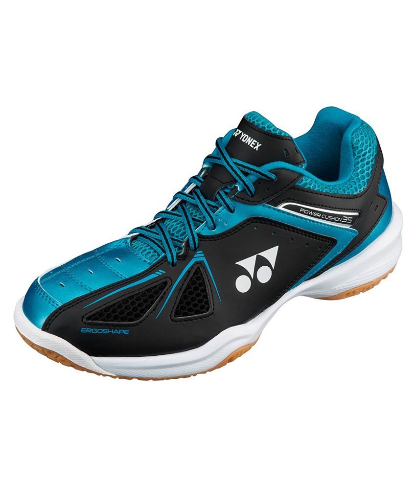 Yonex SHOES SHB 35 EX WHITE SKY BLUE Multi Color Indoor Court Shoes ...