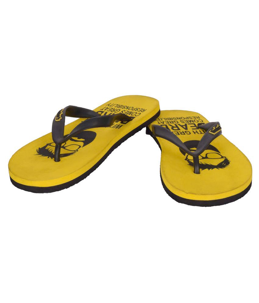 Rushers Rusher Flip Flop Yellow Thong Flip Flop Price in India- Buy ...