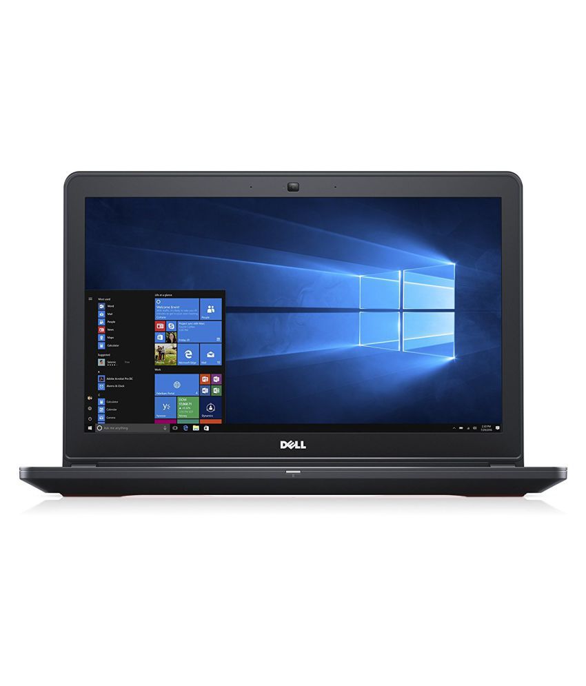    			Dell Inspiron 5577 Notebook (7th Gen Intel Core i7- 8GB RAM- 1TB HDD+ 128GB SSD- 39.62cm(15.6)- Win 10 with MS Office- 4GB Graphics) (Black)