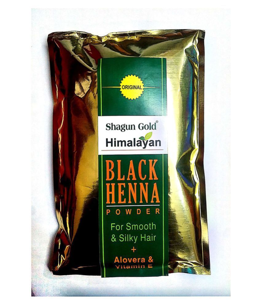 shagun-gold-black-henna-hair-colour-powder-semi-permanent-hair-color