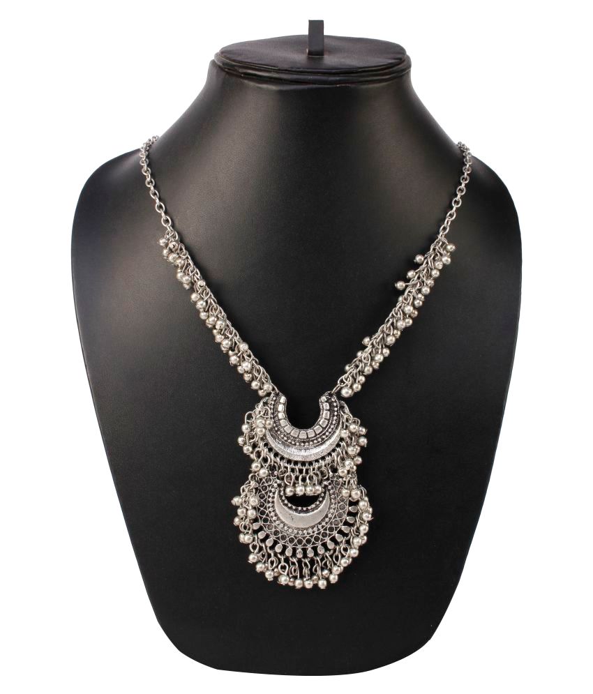 black steel necklace