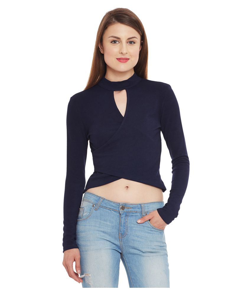 Kazo Polyester Crop Tops - Buy Kazo Polyester Crop Tops Online at Best ...
