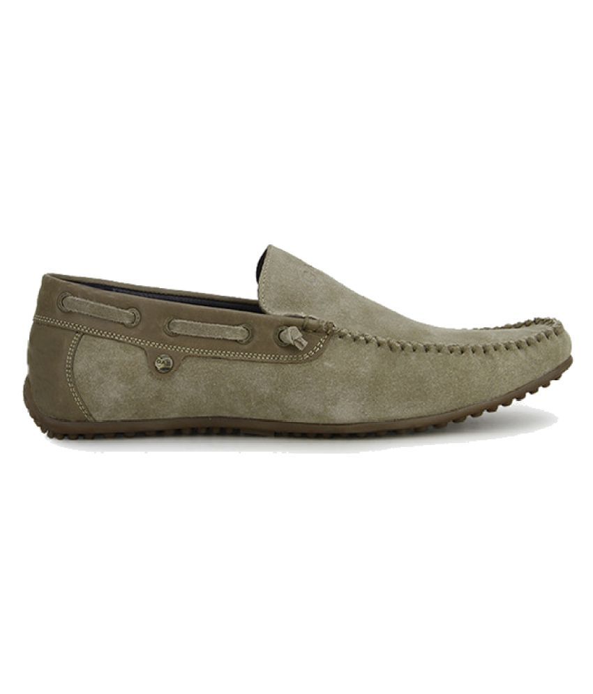 GAS Khaki Loafers - Buy GAS Khaki Loafers Online at Best Prices in ...