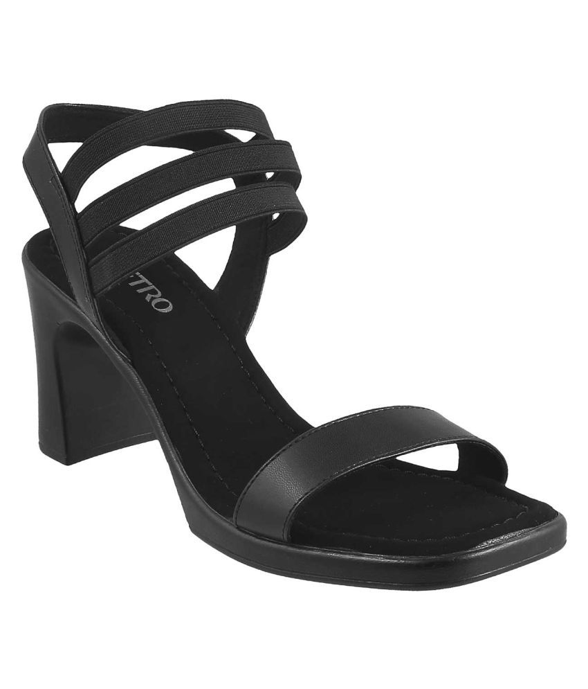 metro block heel sandals