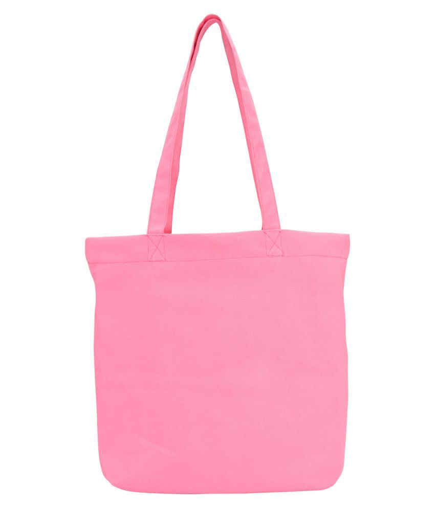 Vivinkaa Pink Canvas Tote Bag - Buy Vivinkaa Pink Canvas Tote Bag ...