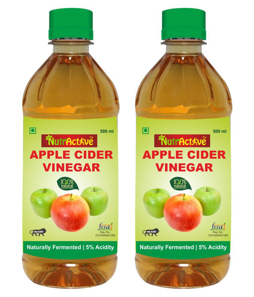     			NutrActive Filtered Apple Cider Vinegar, 1000 ml Unflavoured Pack of 2