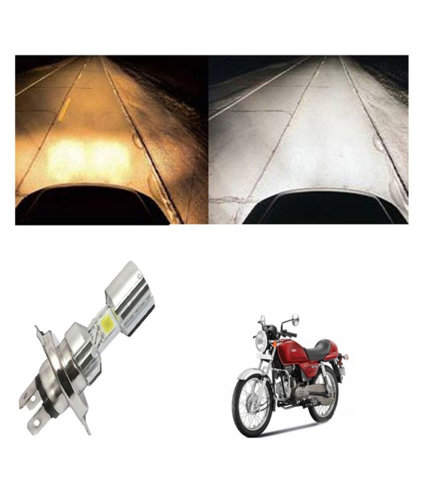 Silver Missile Hi Low Beam H4 Bike Headlight Bulb For Hero