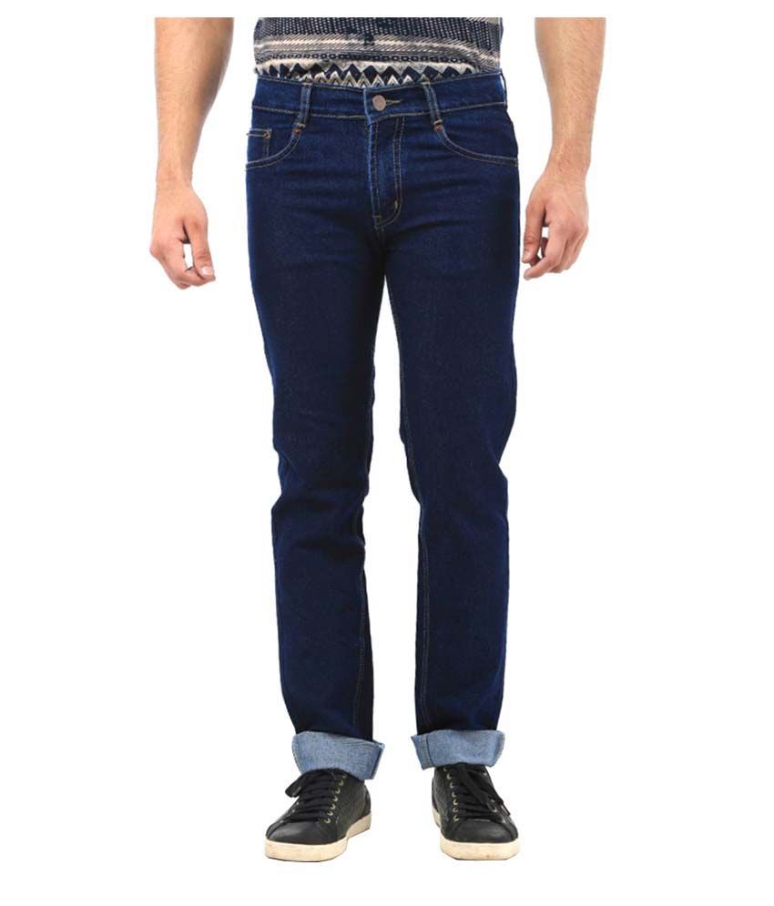 Van Galis Blue Regular Fit Jeans - Buy Van Galis Blue Regular Fit Jeans