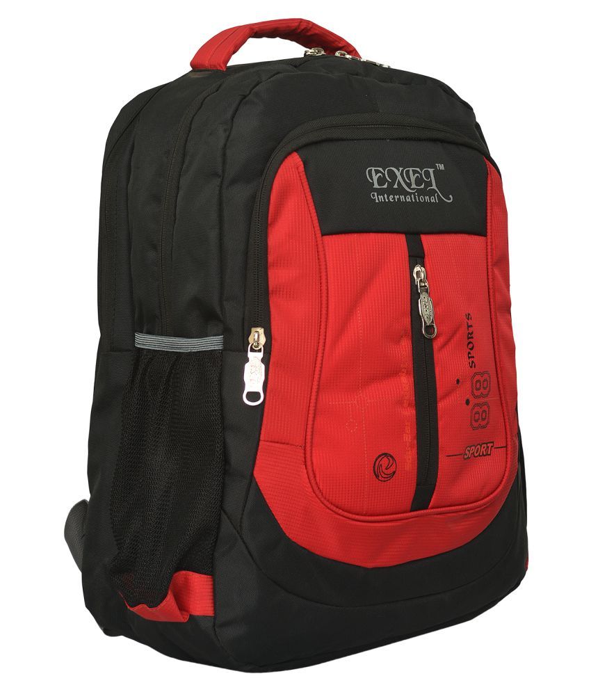 Exel Bags Red Trendy Back pack Backpack Buy Exel Bags Red Trendy Back