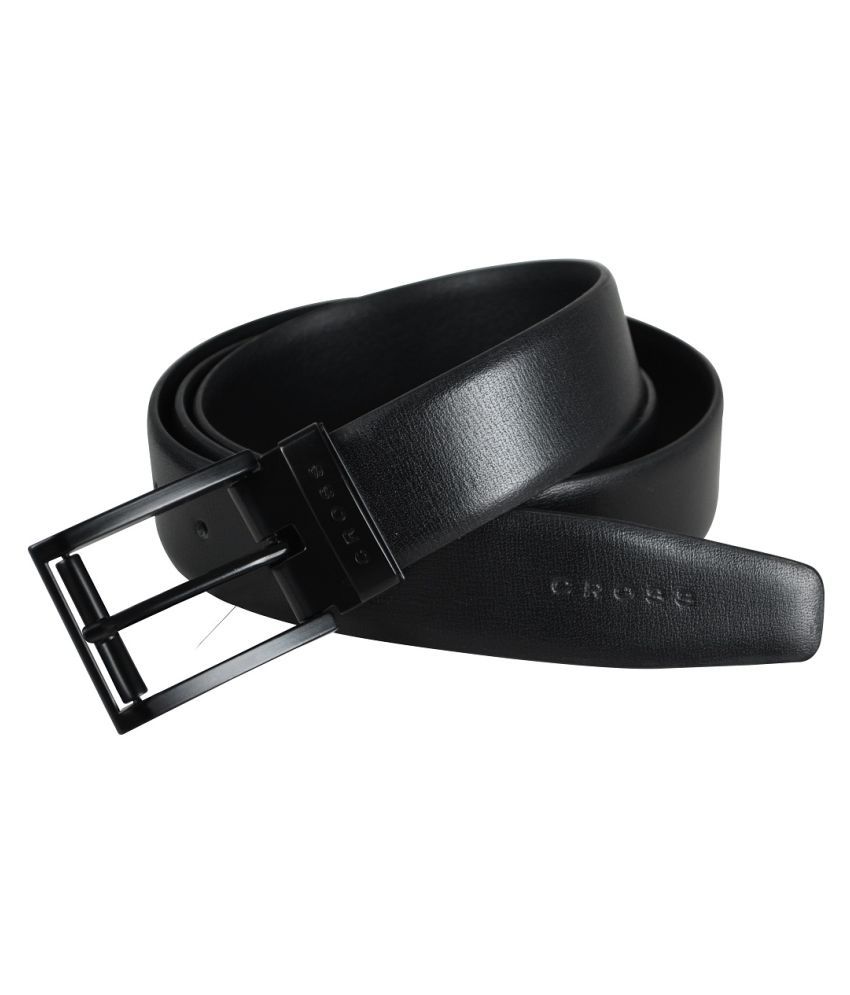 Cross Black Leather Formal Belt: Buy Online at Low Price in India ...