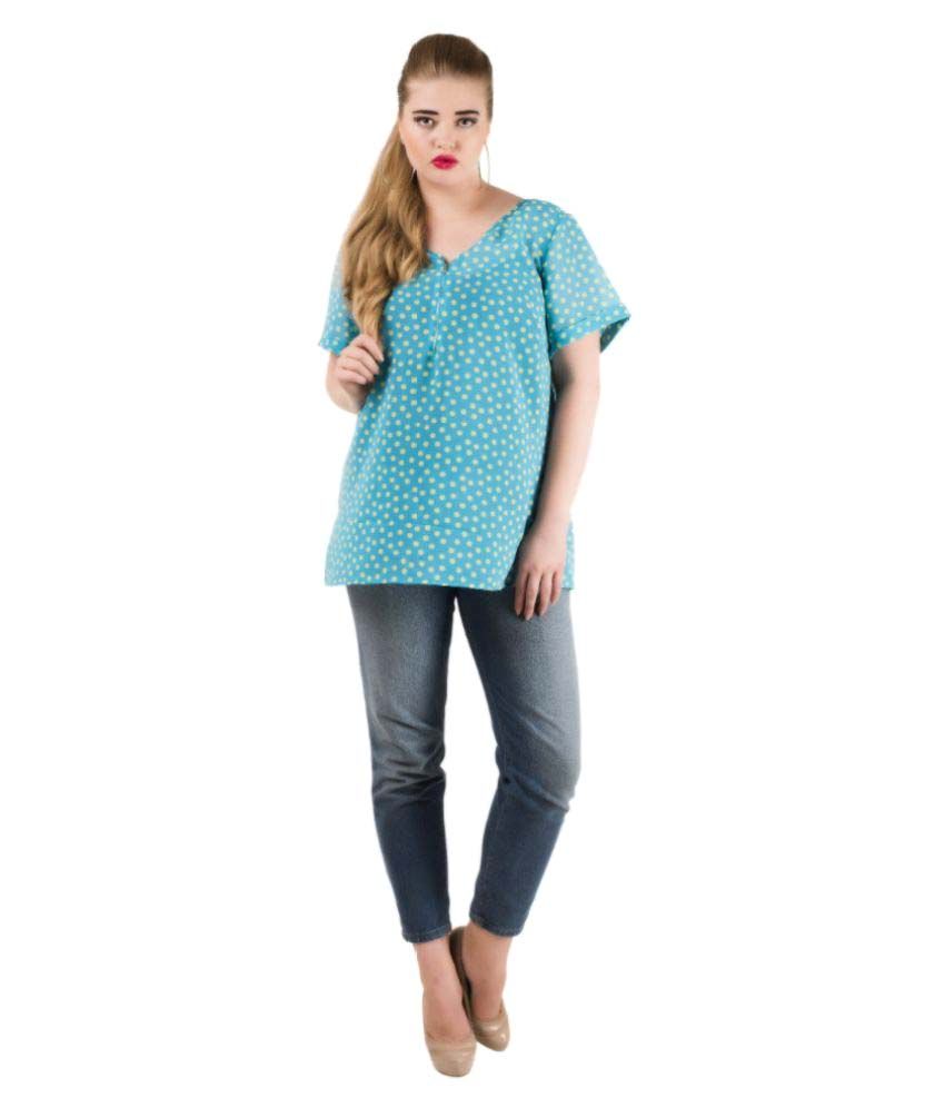 georgette plus size tops