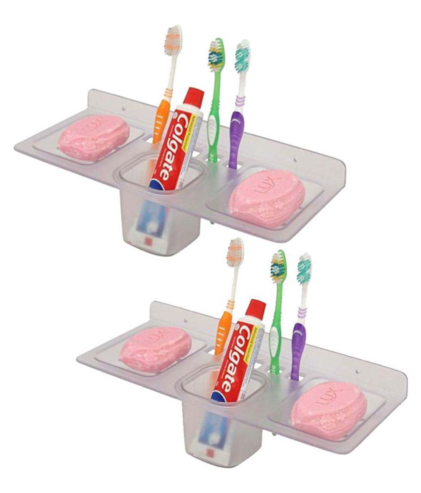 Masterfit NA Acrylic Toothbrush Holders & Containers (Brush Stand/holder)