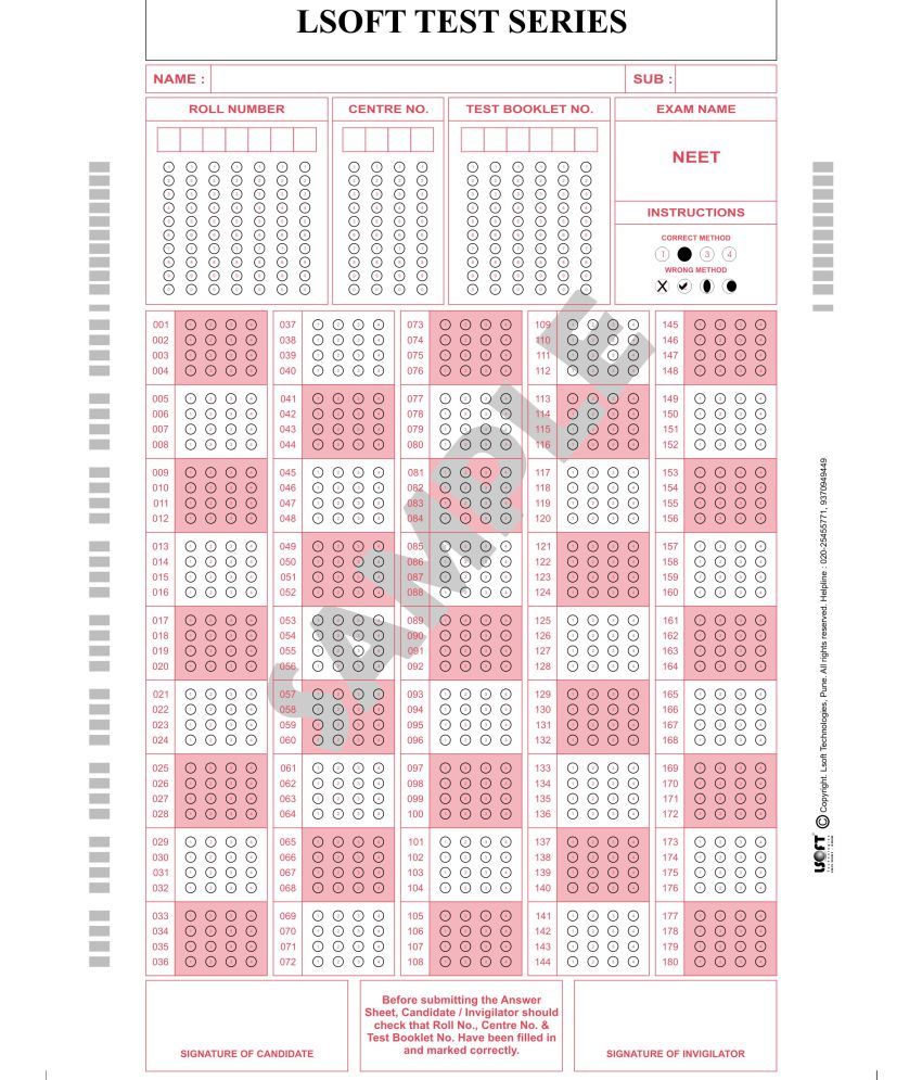 NEET 2018 - PCB Postal Test series. Includes 90 Question Papers with ...