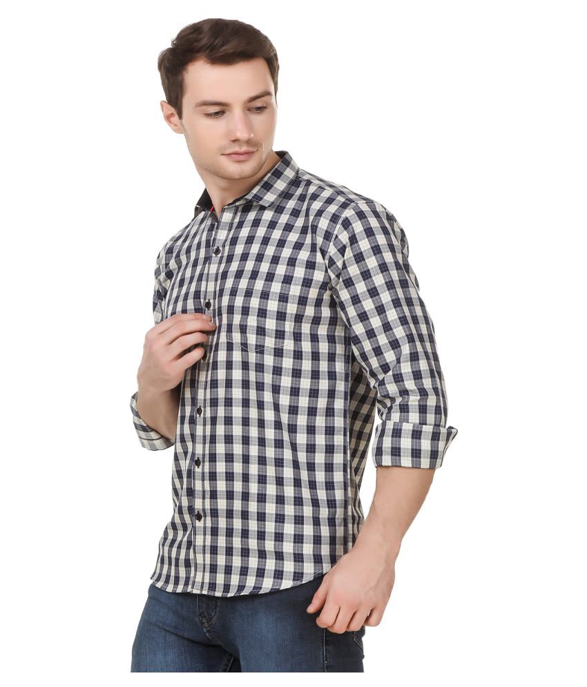 Zavlin Multi Casual Slim Fit Shirt - Buy Zavlin Multi Casual Slim Fit ...