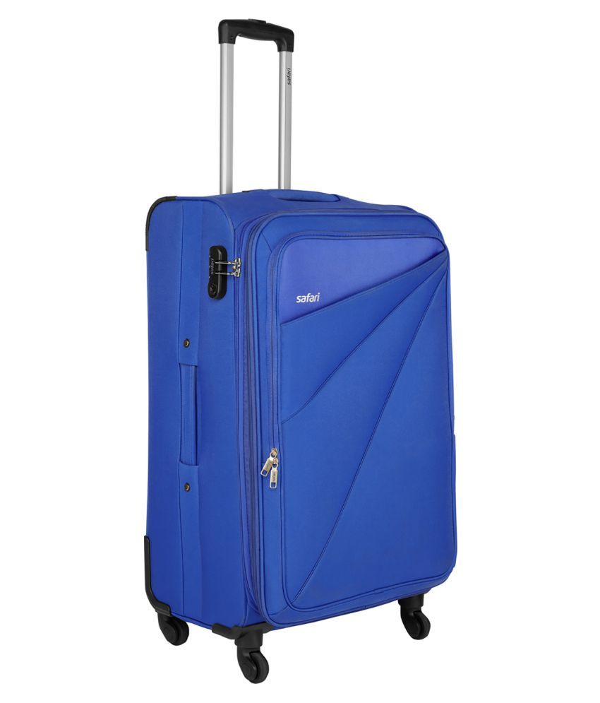 Safari Mimik Blue Large 75cm 4 Wheel Luggage bag Trolley bag suitcase