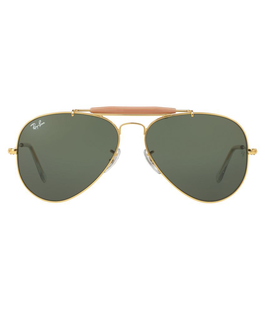 Ray-Ban Green Pilot Sunglasses ( RB3129 