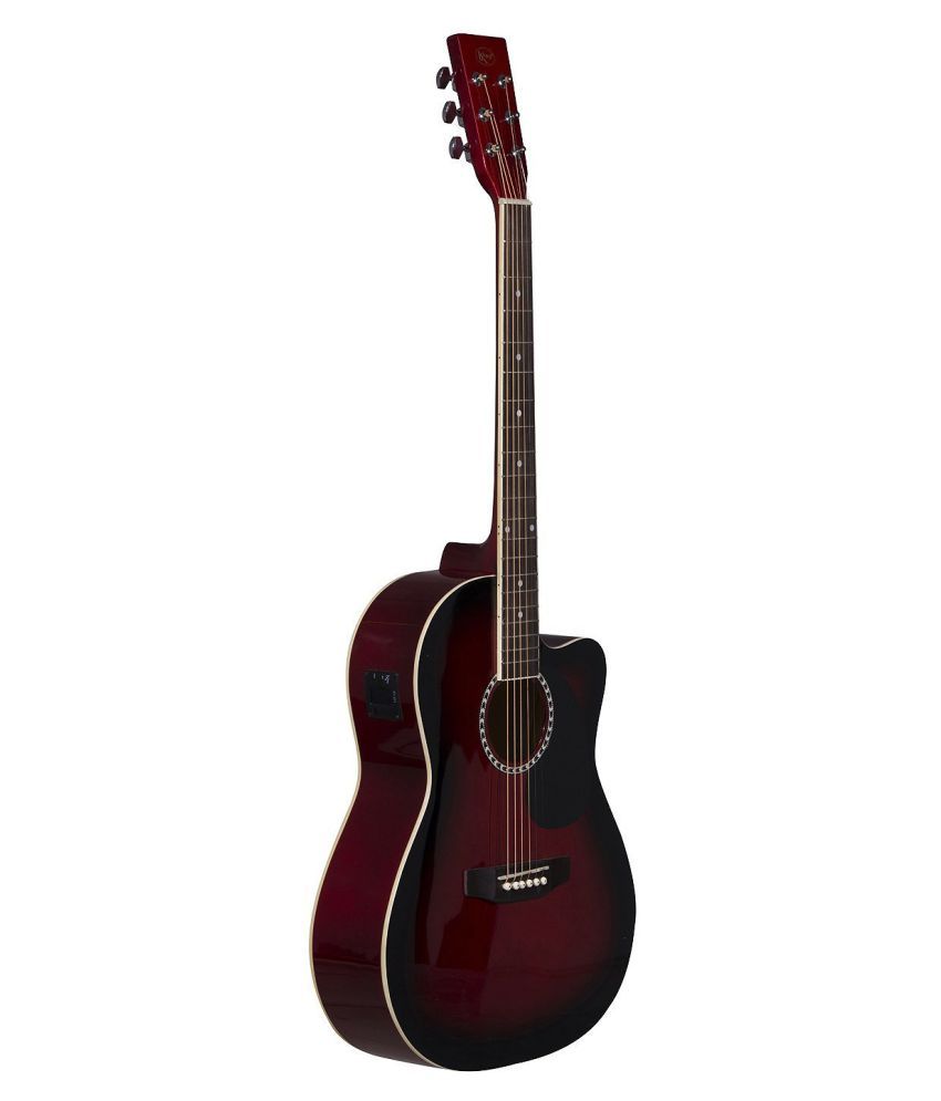 Kaps ST10-ACT (TUNER) Red Acoustic Guitar - Buy Kaps ST10 ...