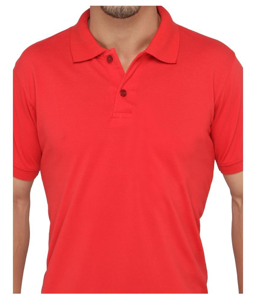 SGX Red Polyester Polo T-Shirt - Buy SGX Red Polyester Polo T-Shirt ...