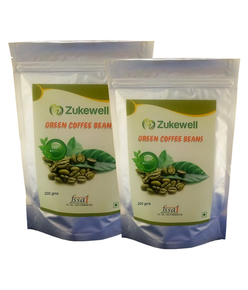 zukewell Green Coffee Beans Fat Burner 200 gm Fat Burner Beans Pack of
