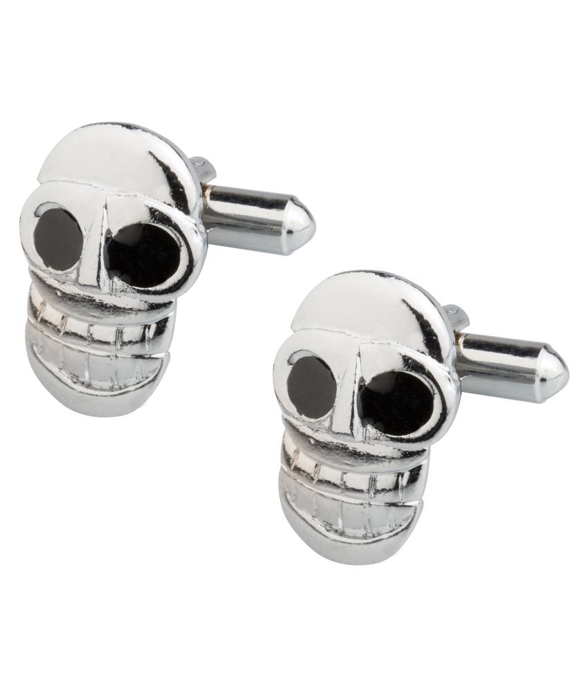 Shining Jewel Funky & Stylish Cufflinks for Men Skull Design (SJ_7055