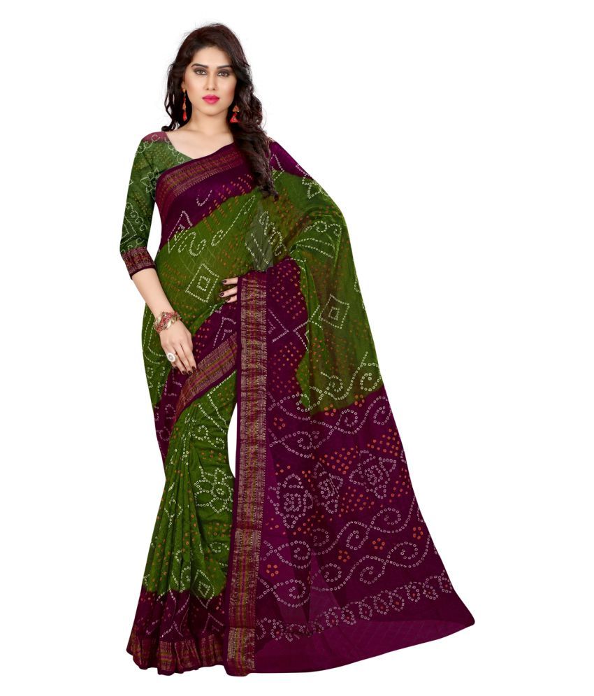 lugda Multicoloured Art Silk Saree - Buy lugda Multicoloured Art Silk ...