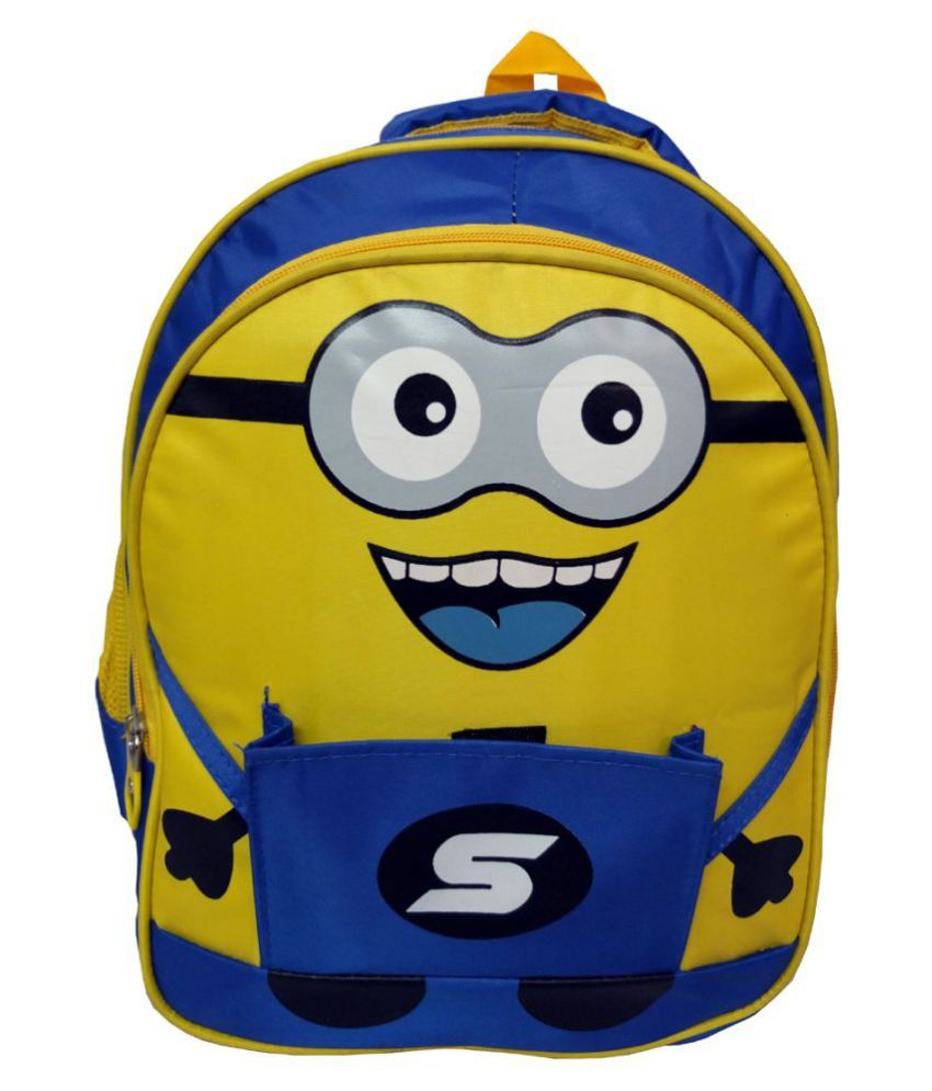 RSC 14 L Kids Character School Bag (Kids 0-5 years age) Blue/Yellow ...