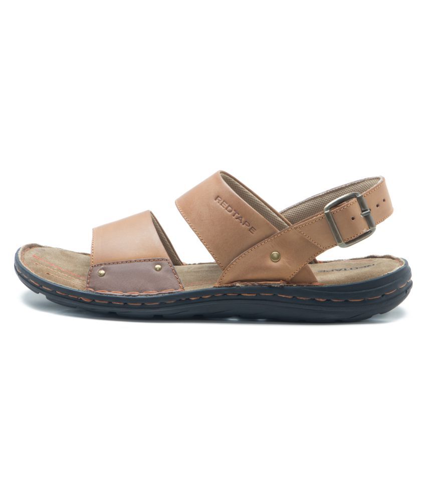 Red Tape Tan Sandals Price in India- Buy Red Tape Tan Sandals Online at Snapdeal