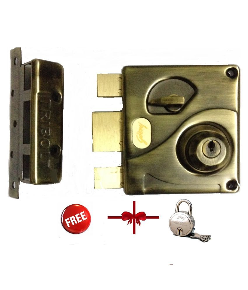 Buy Godrej Ultra Tribolt 2C Deadbolt Antique Brass (Free Installtion