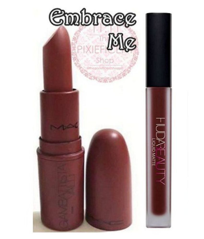 huda red lipstick