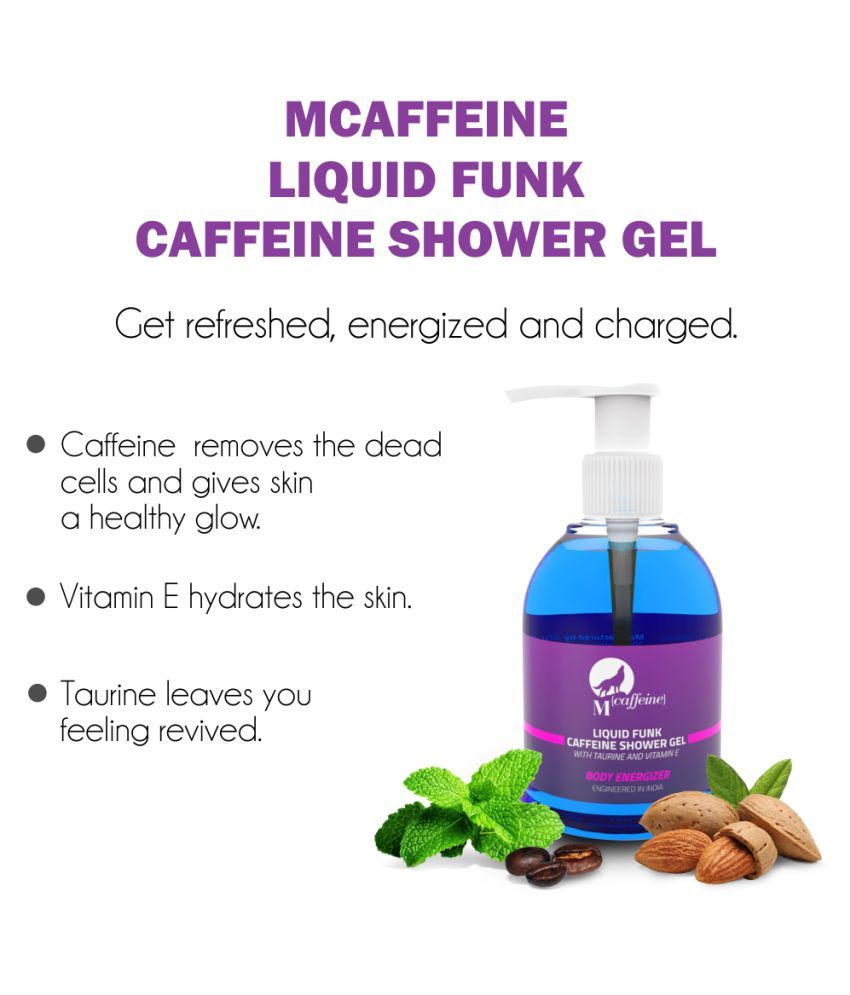 Mcaffeine Liquid Funk Caffeine Shower Gel 150 ml Buy Mcaffeine Liquid