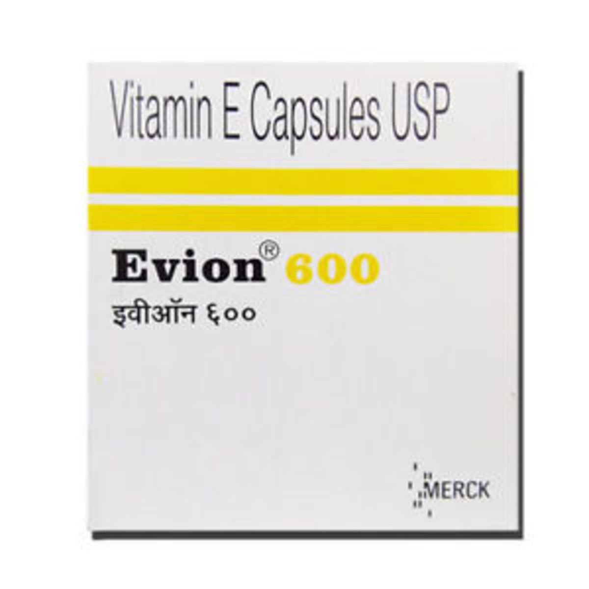 Evion 600mg Capsule pack of 50 capsule MERCK 50 no.s Vitamins Softgel