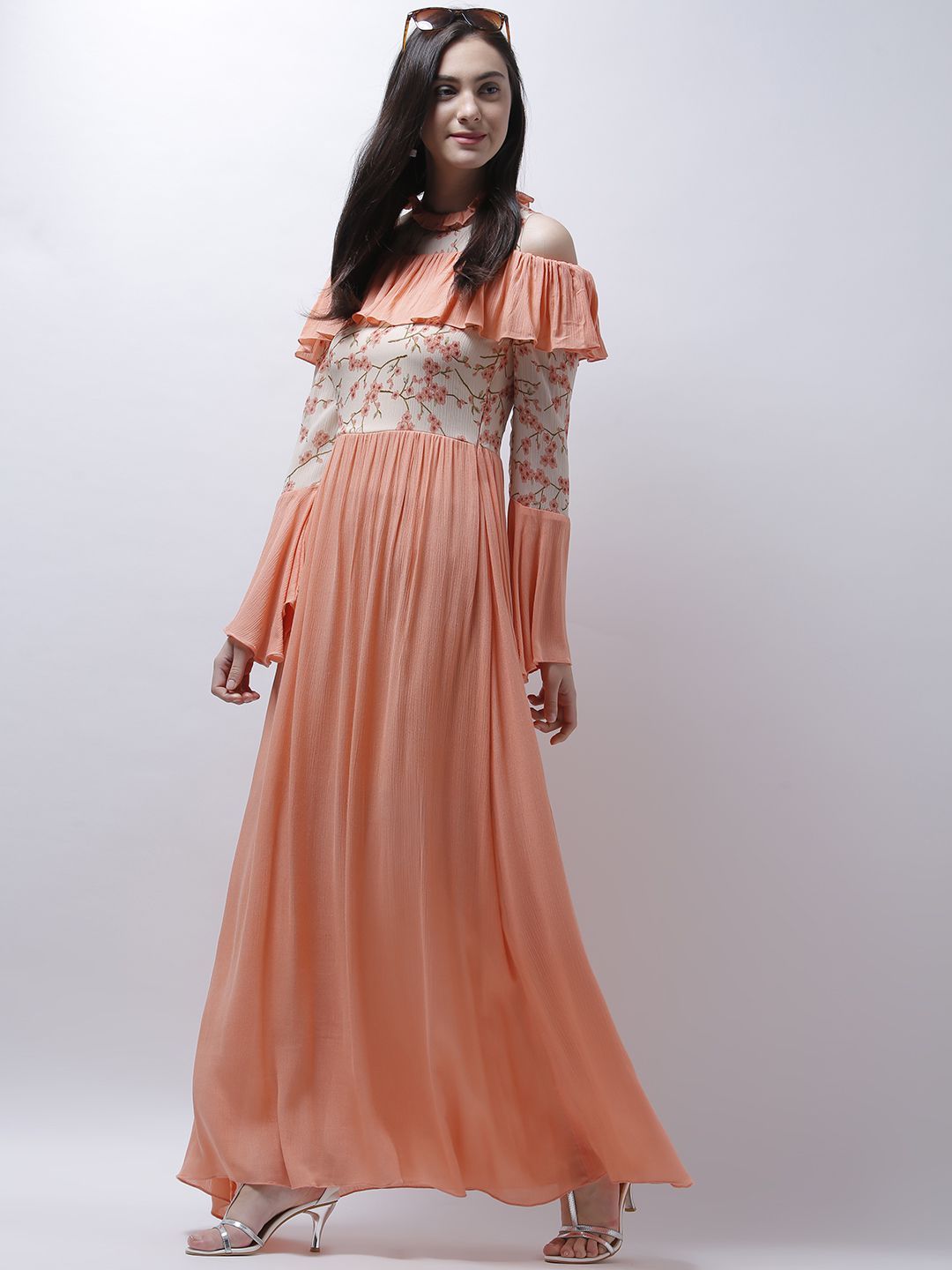 peach gown online india
