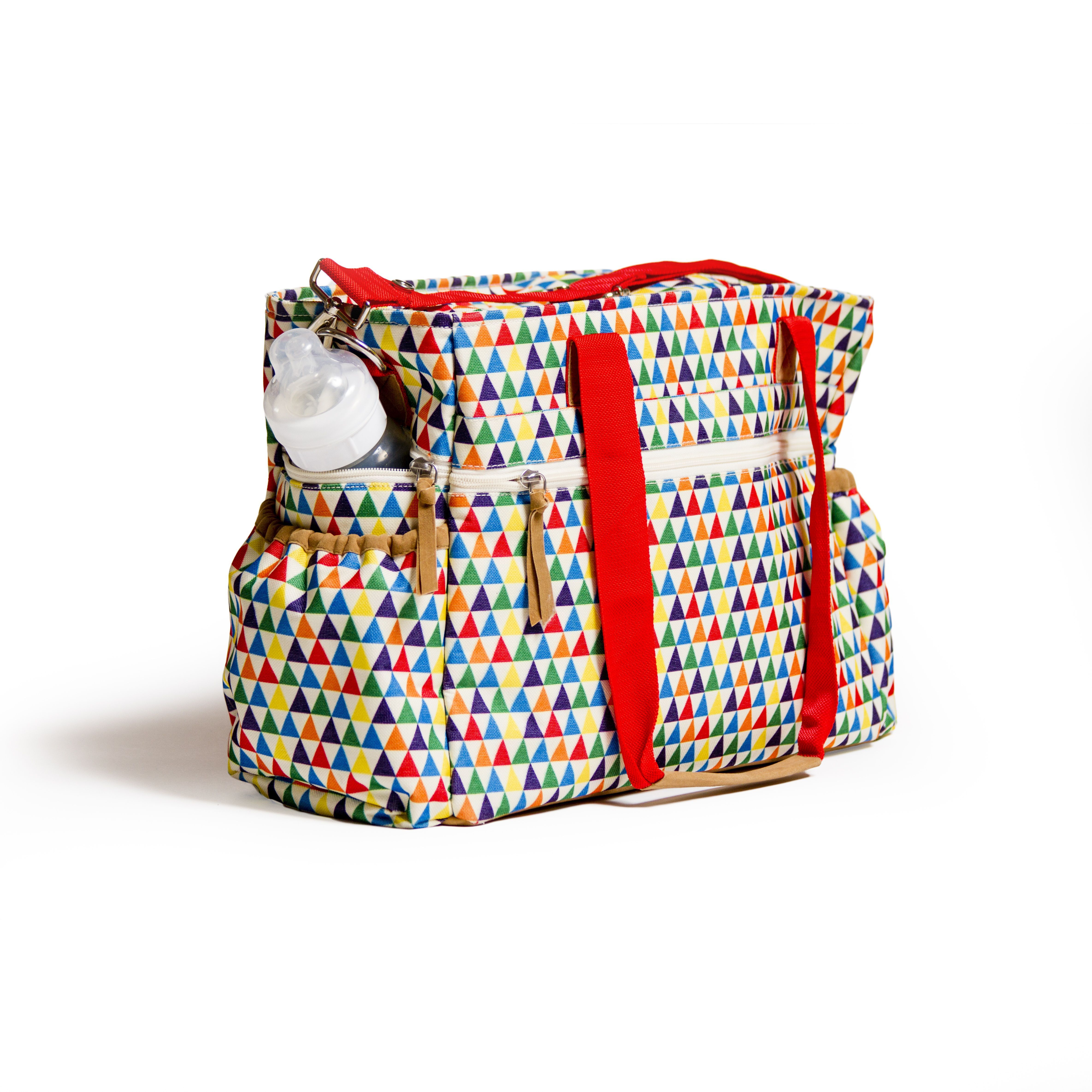 Baby Jalebi MultiColour Canvas Diaper Bag ( 27 cm Buy Baby Jalebi