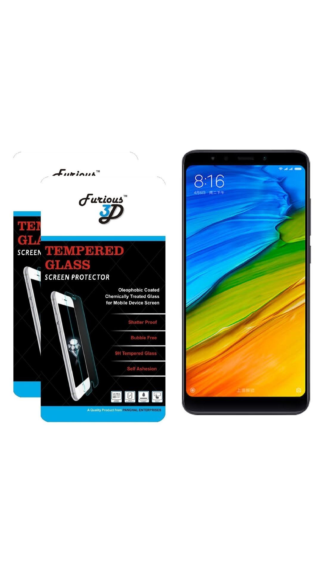Xiaomi Redmi Note 5 Pro Tempered Glass Screen Guard By Furious3D Xiaomi Redmi Note 5 Pro SDL 1 56e4c