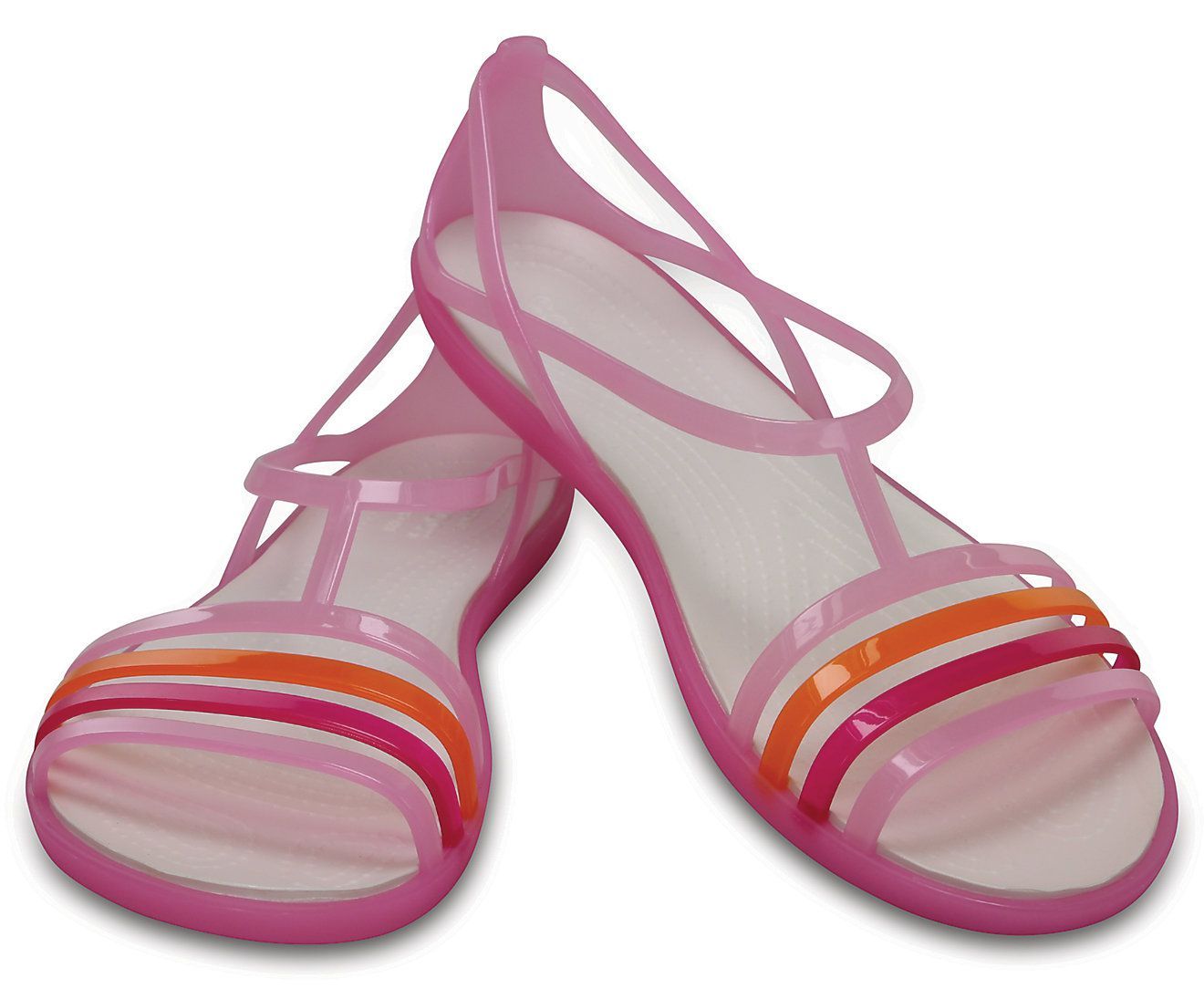 crocs ballet flats pink
