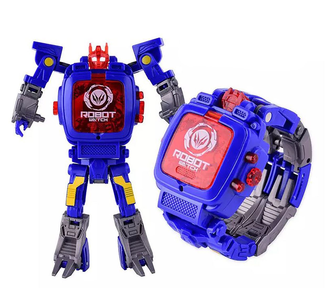 blue hat toy company transforming robot