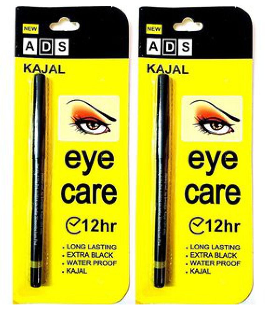     			ADS Kajal Pencil Black - Pack Of 2 5 gm