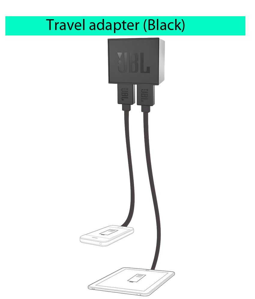     			JBL Travel Adapter - Black